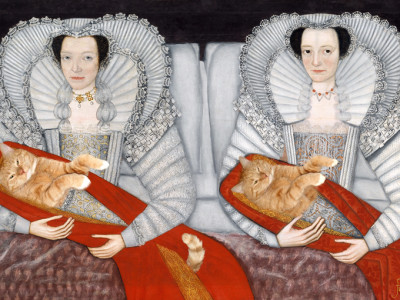 British School 17th century, Cholmondeley Cat Ladies