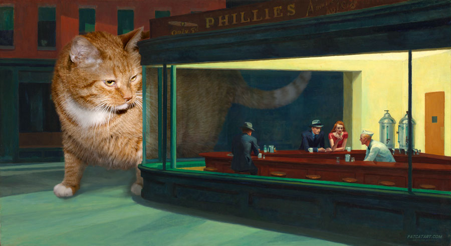 Edward Hopper, Nighthawks and Nightcat